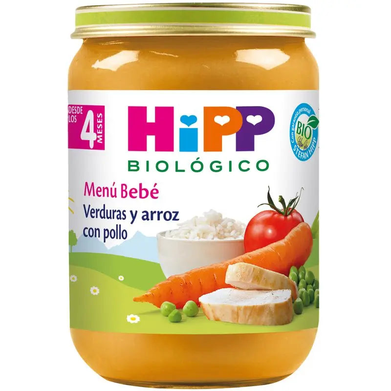 Hipp Organic Vegetable & Rice & Chicken Tart with Chicken, 190 G