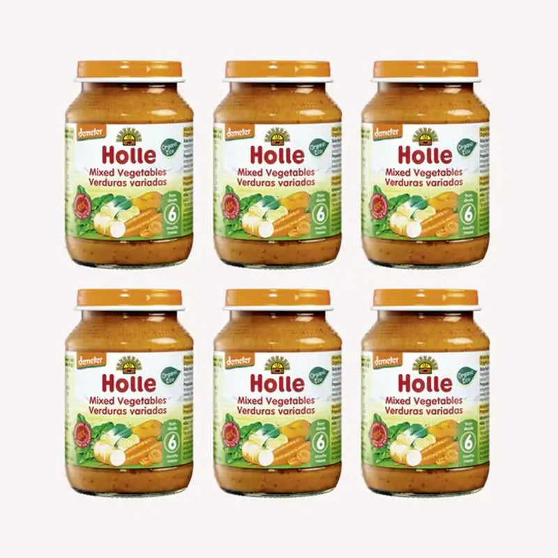 Holle Mixed Vegetable Jar, 6 units