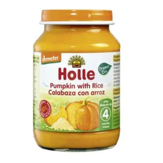 Holle Pumpkin & Rice Potito 4Months 190Gr. Demeter