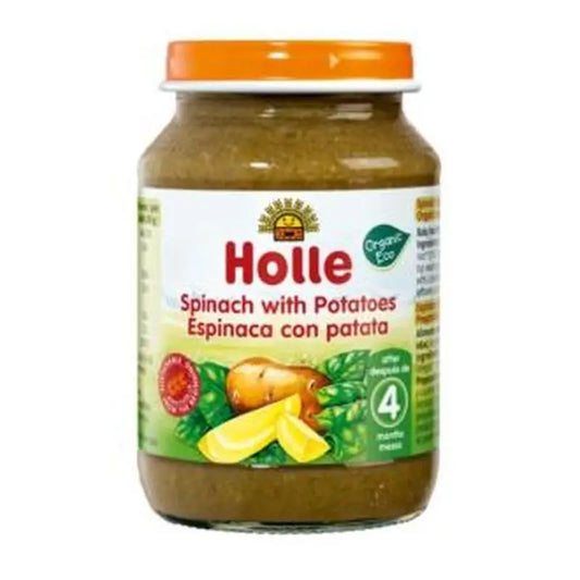Holle Potito Spinach with Potato 4Months 190Gr. Demete