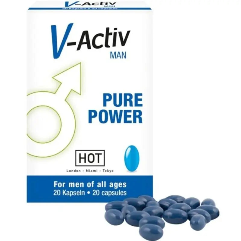 Hot V-Activ Capsules Pour Hommes, 20 Capsules