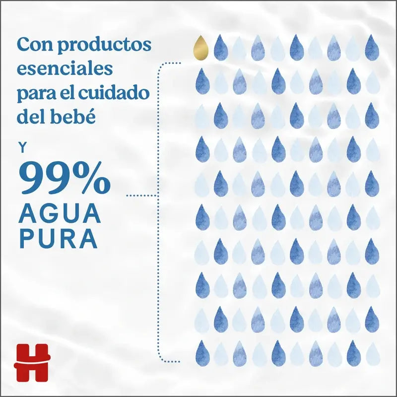 Huggies Extra Care Sensitive Wipes, 144 pièces