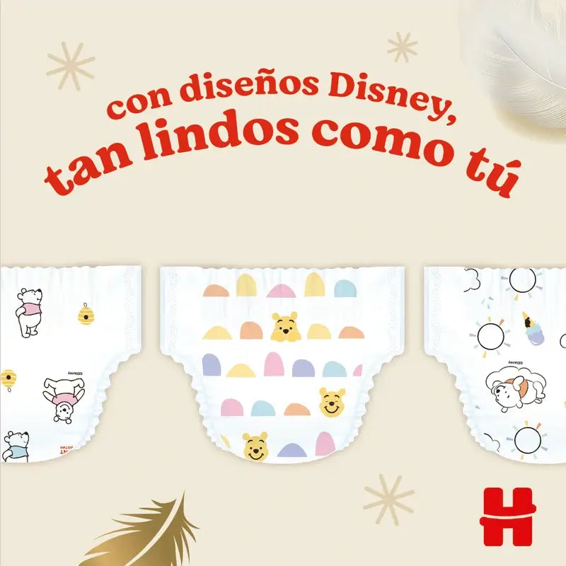Huggies Extra Care Taille 1 (3-5 Kg) Couche bébé Disney, 28 pièces