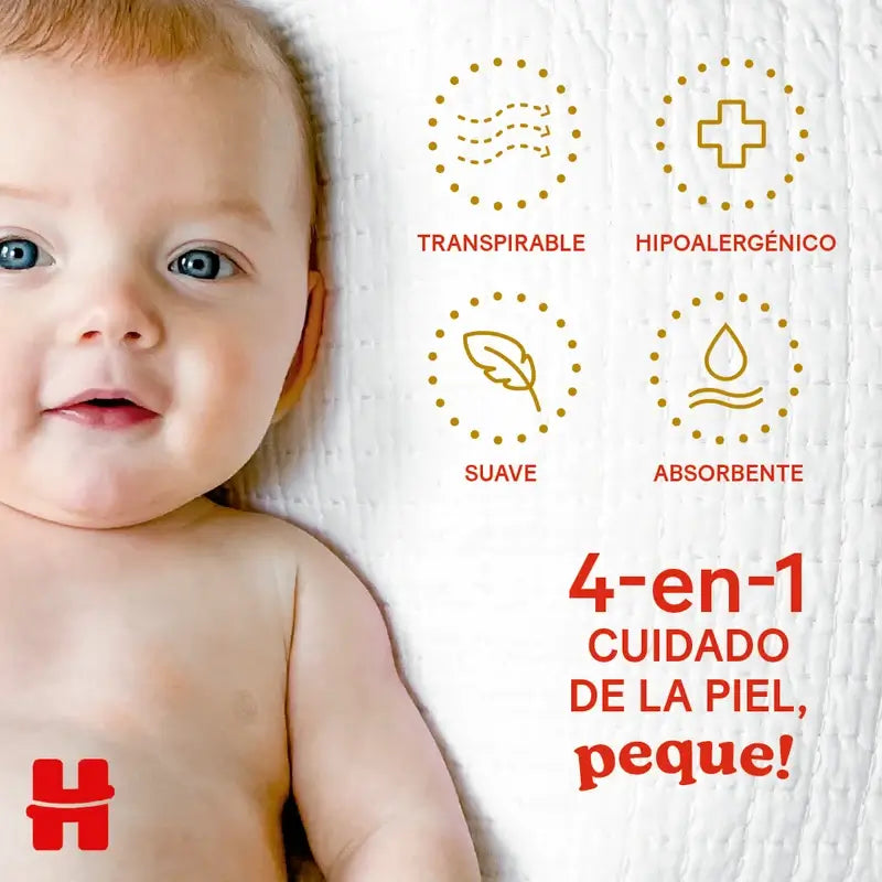 Huggies Extra Care Taille 3 (6-10 Kg) Disney Baby Diaper, 40 pcs.