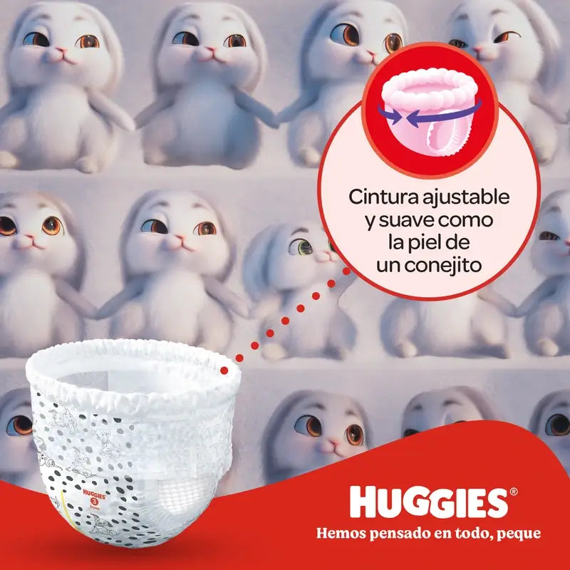 Huggies Little Movers Taille 5 (12-17 Kg) Disney Baby Diaper Brief, 104 pièces