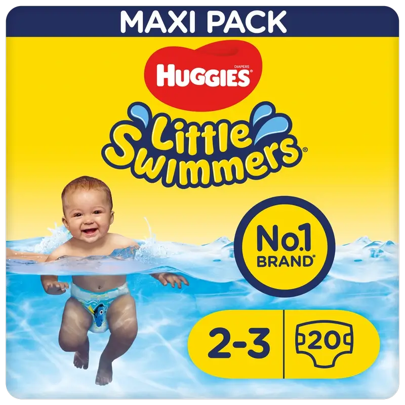 Huggies Little Swimmers Couches de natation Taille 2-3, 20 pcs.