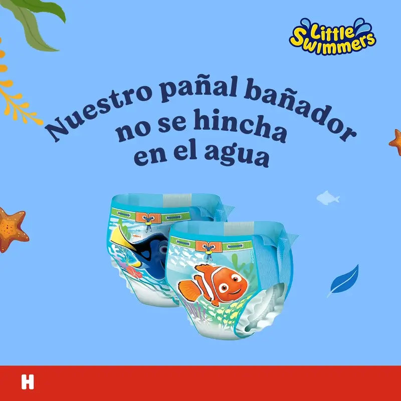 Couches de natation Huggies Little Swimmers Taille 5-6 , 11 pièces