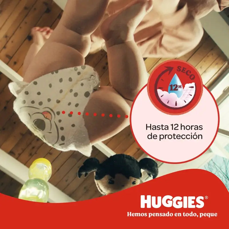 Huggies Little Movers Taille 3 (4-9 Kg) Disney Baby Nappy , 168 Units