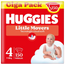 Huggies Little Movers Taille 4 (7-18 Kg) Couche pour bébé Disney, 150 Pcs.