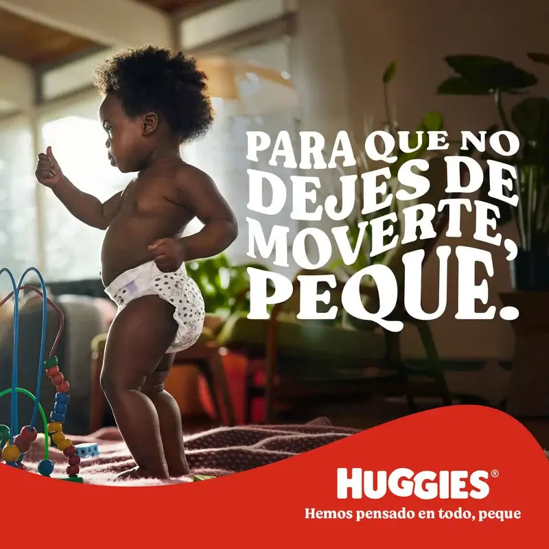 Huggies Little Movers Taille 6 (15-30 Kg) Couche pour bébé Disney, 102 unités