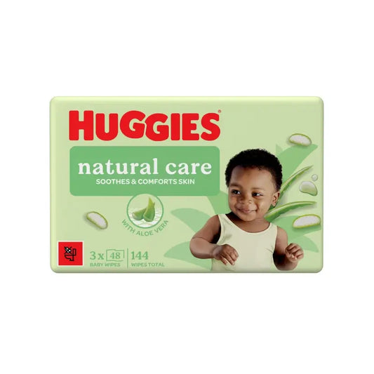 Lingettes Huggies Natural Care, 144 unités