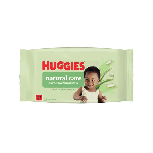 Lingettes Huggies Natural Care, 48 unités
