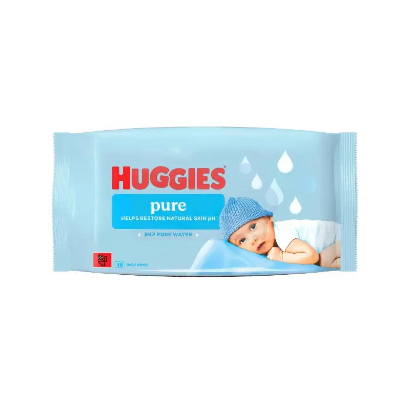 Lingettes Huggies Pure, 48 unités