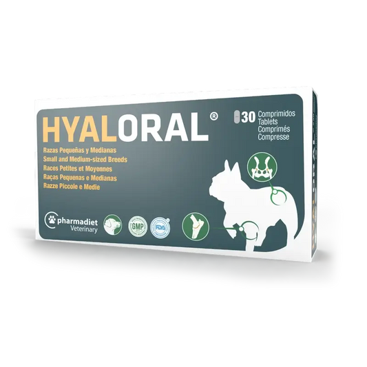 Hyaloral Chien de Petite et Moyenne Race, 30 comprimés