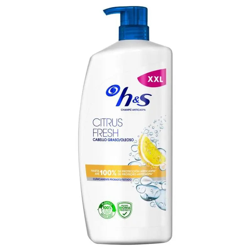 H&S Shampooing frais aux agrumes, 1000 ml