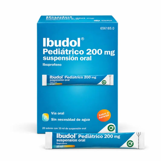 Ibudol Pediatric 200 mg Suspension orale, 20 Sachets