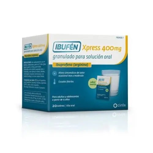 Ibufen Xpress 400 mg, 20 sachets de granulés pour solution orale