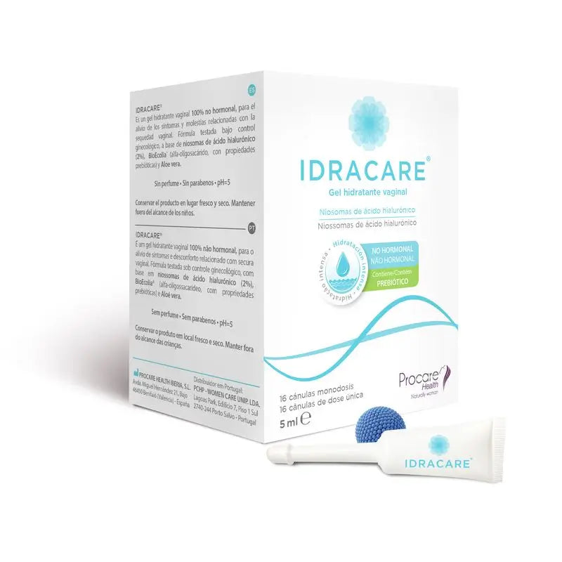 Idracare Gel vaginal hydratant 16 canules