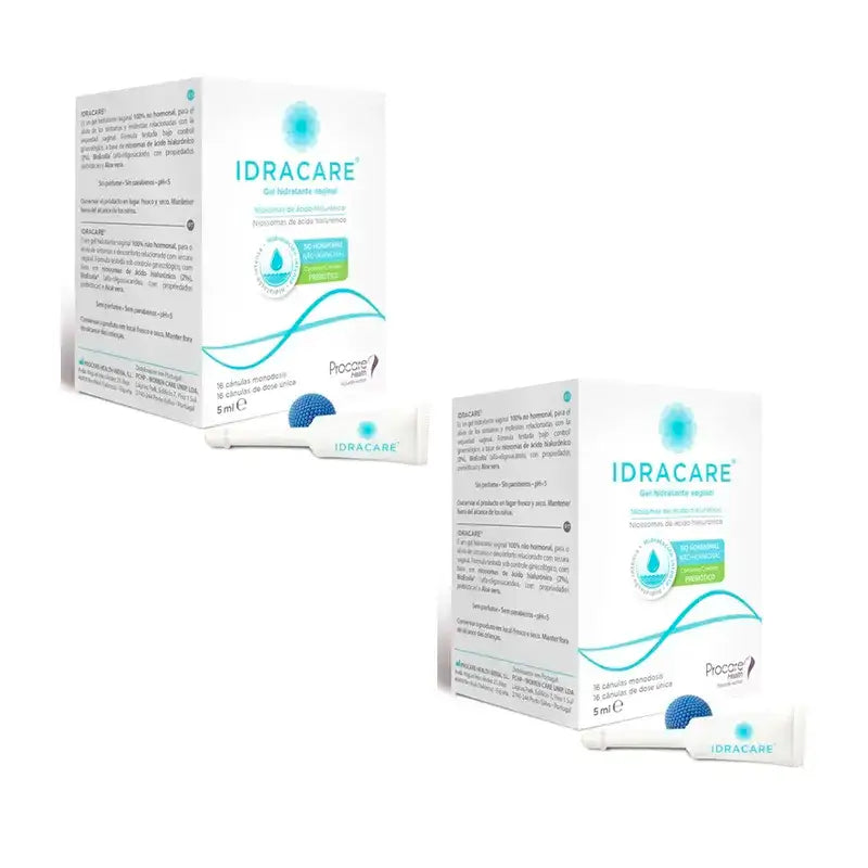 Idracare Gel Vaginal Hydratant Pack 2 x 16 Canules