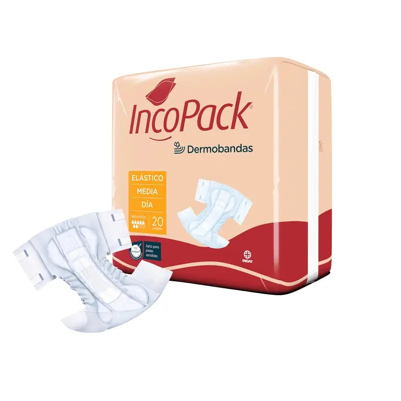 Incopack Elastic Absorbent Medium Size Day, 80 pcs.