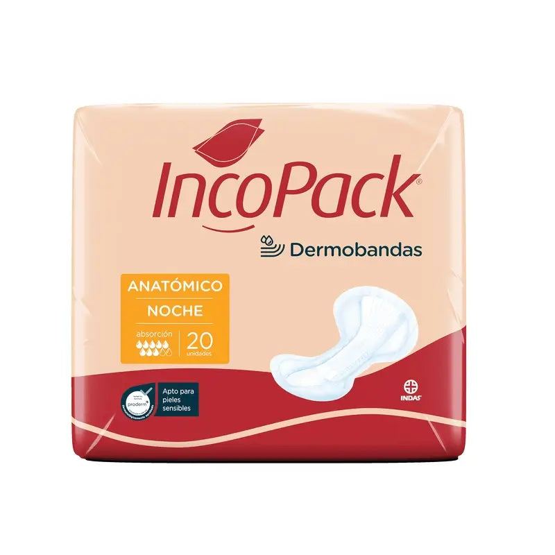 Incopack Anatomical Night, 80 unités