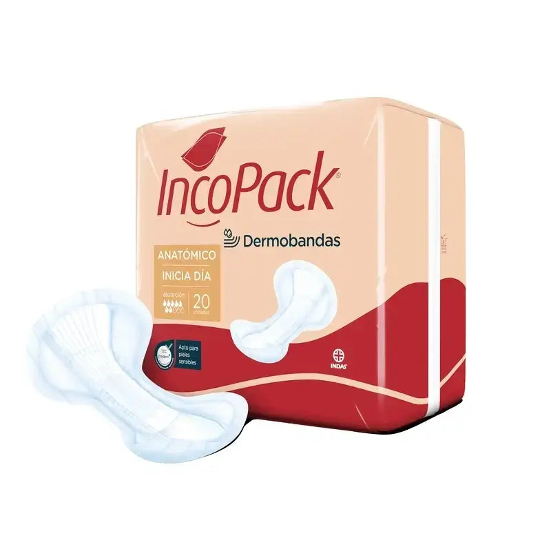 Incopack Inicia Anatomical Day, paquet de 3, 240 unités