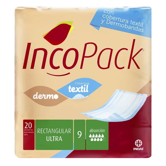 Incopack Absorbent Rectangular Absorbent Pad Ultra Super Night , 80 pcs.