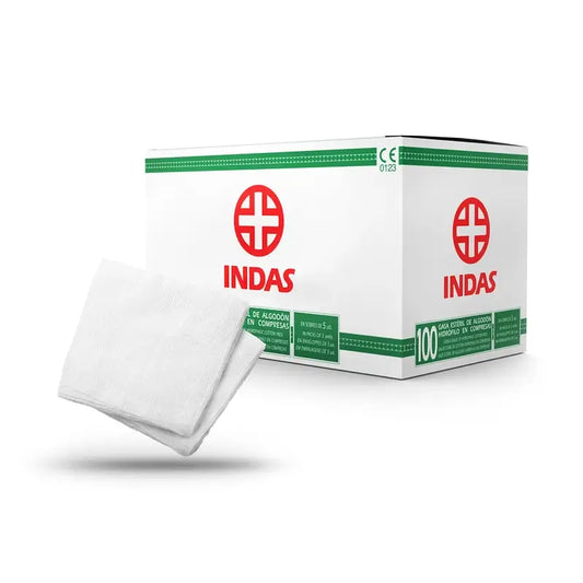 Indas Gaze stérile 400 Cm2 , 100 pansements