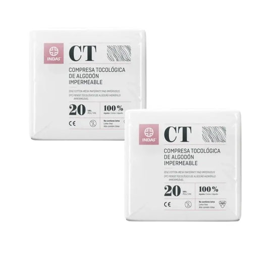 Matelas de maternité en coton, 2 x 20 pcs.