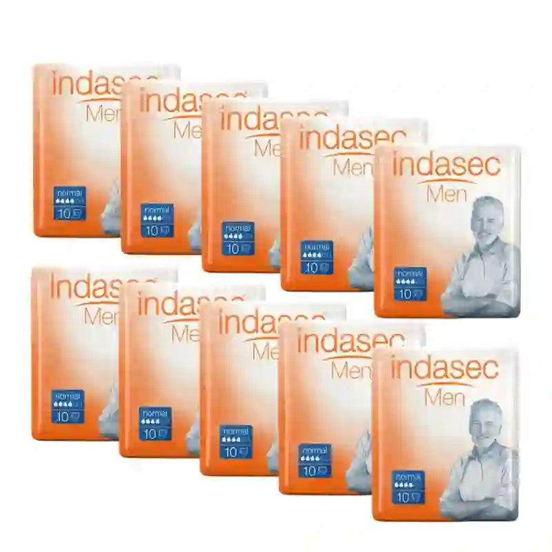 Indasec Men Tampon absorbant Normal Male , 10X10 Unités