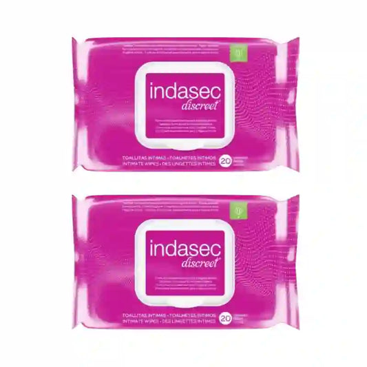 Indasec Lingettes d'hygiène intime, 2X30 unités