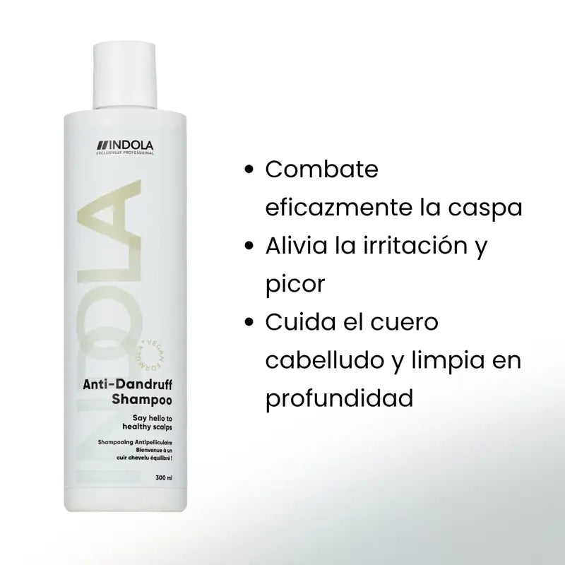 Indola Professional Shampooing antipelliculaire, 300 ml