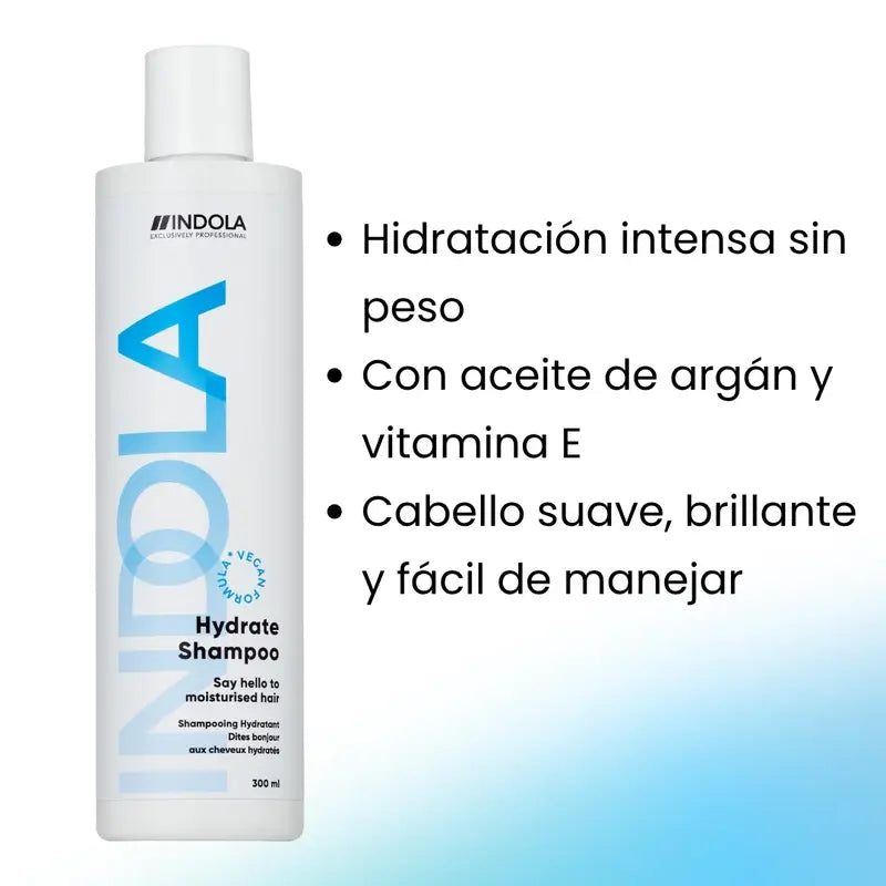 Indola Professional Shampooing hydratant, 300 ml