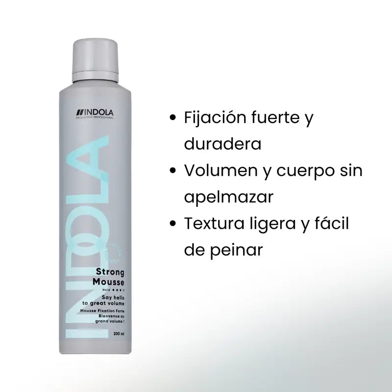 Indola Professional Strong Hold Foam, 200 Ml