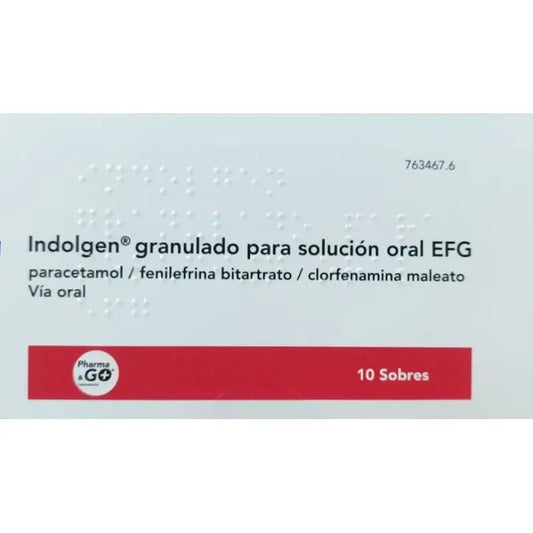 Indolgen Granules pour solution orale, 10 sachets