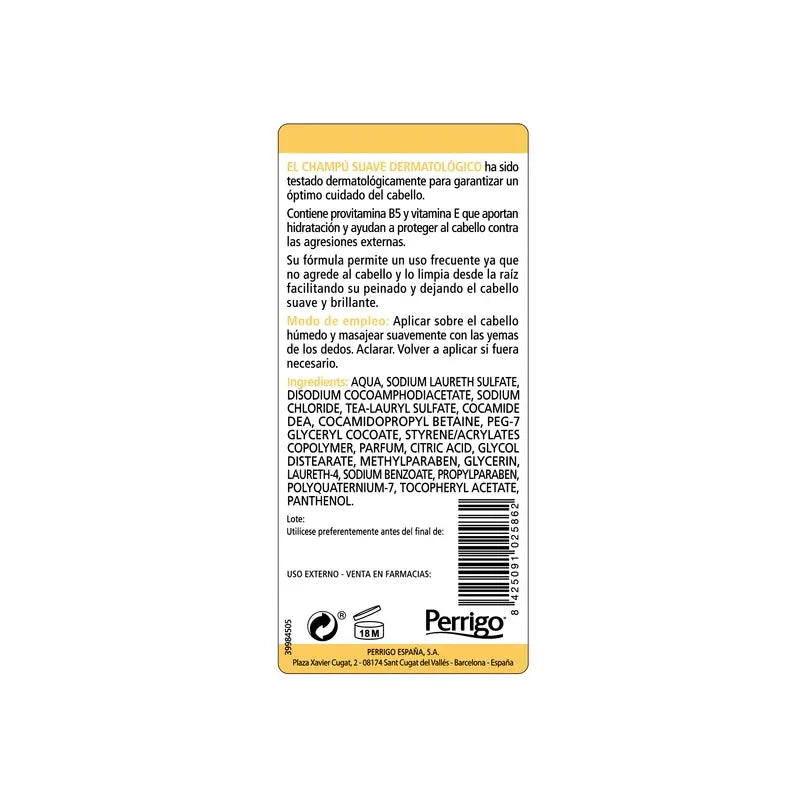 Inibsa Dermatological Gel Travel Pack Shampooing