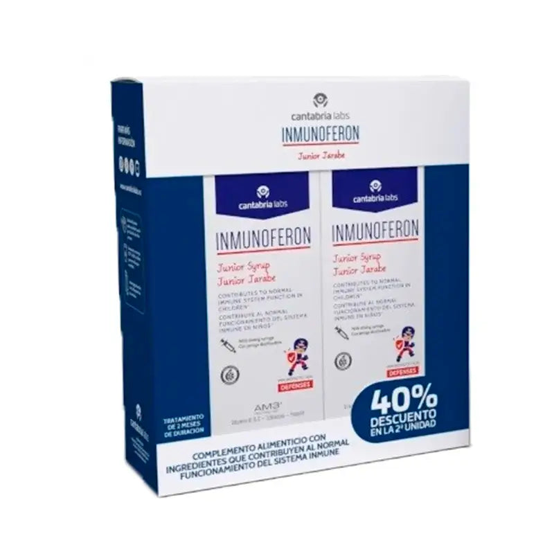 Inmunoferon Junior Sirop Duplo, 2X150 Ml