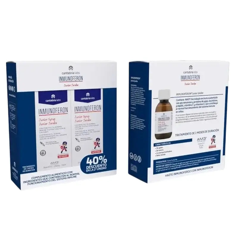 Inmunoferon Junior Sirop Duplo, 2X150 Ml