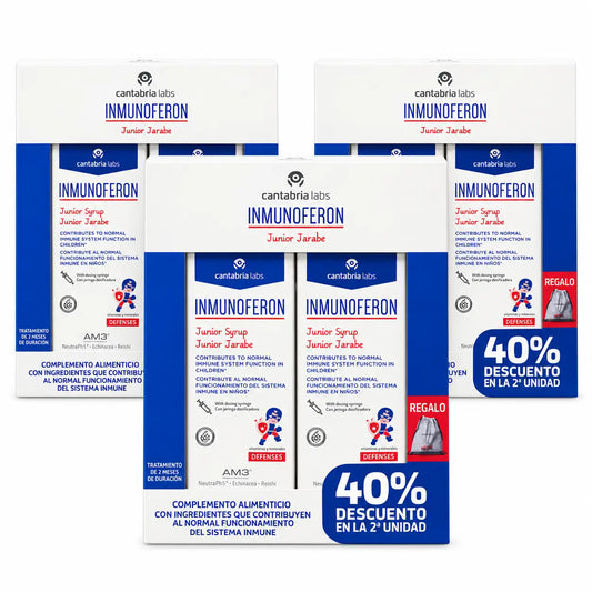 Inmunoferon Junior Sirop, 150 ml, lot de 3