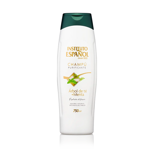 Shampooing à l'arbre à thé et à la menthe de l'Instituto Español - 750 ml