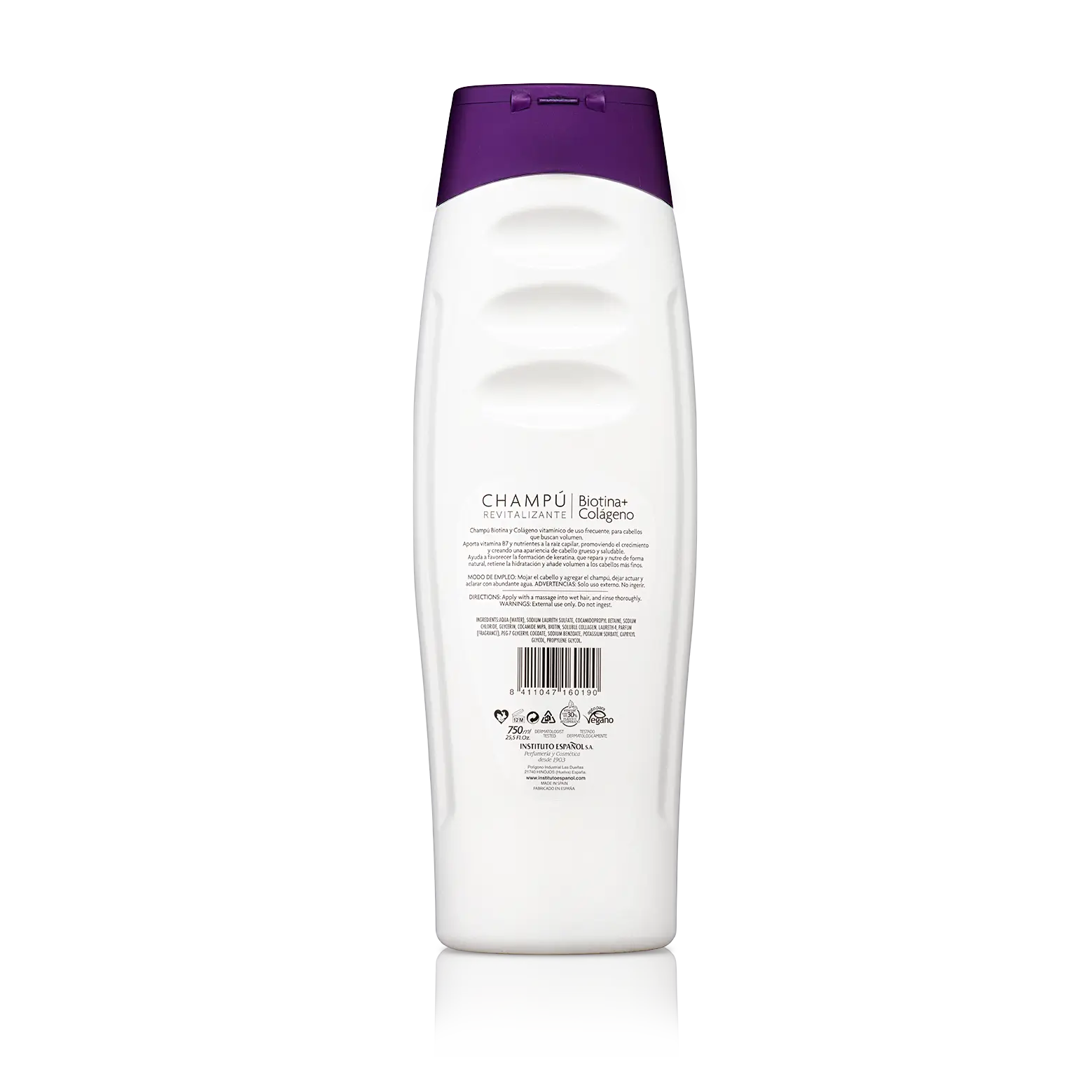 Instituto Español Shampooing à la biotine et au collagène - 750 ml