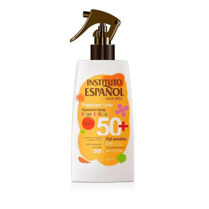Instituto Español Children's Sun Protection for Sensitive Skin Spf50+ Spray 300Ml