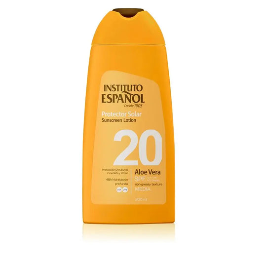 Instituto Español Sun Protection Aloe Vera Spf20 Lotion 300Ml