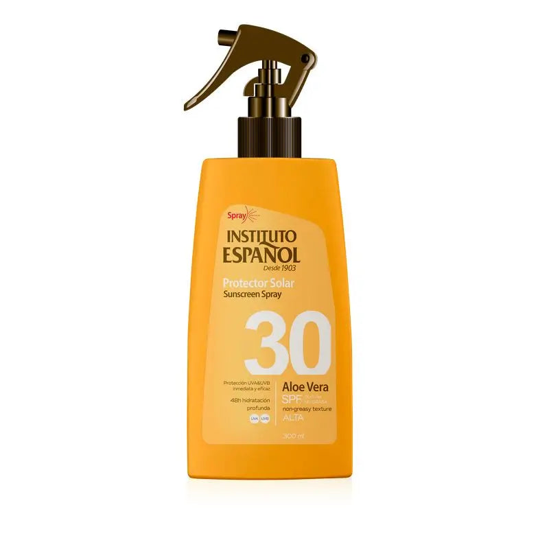 Instituto Español Sunscreen Aloe Vera Spf30 Spray 300Ml