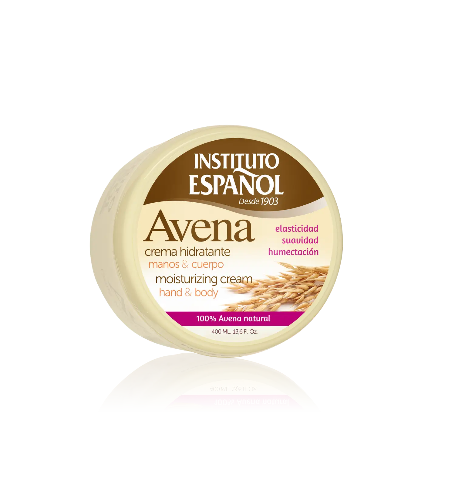 Instituto Español Pot de crème corporelle à l'avoine - 400 Ml.