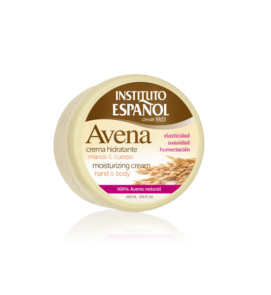 Instituto Español Pot de crème corporelle à l'avoine - 400 Ml.