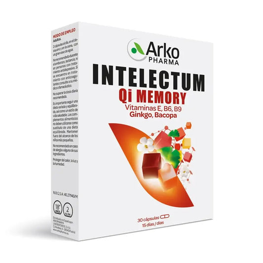 Arkopharma Intelectum Mémoire, 30 gélules