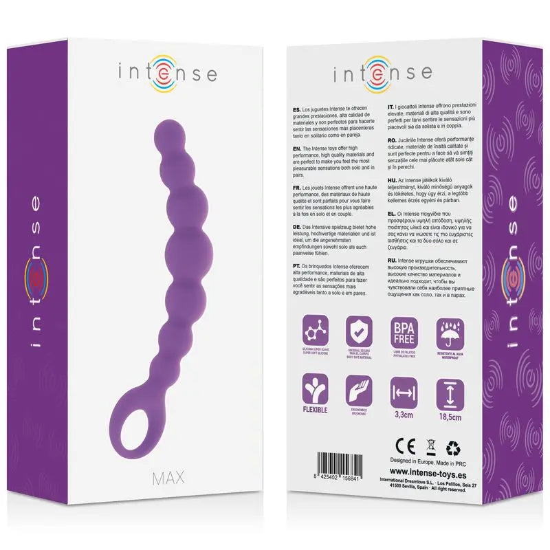 Intense Anal Toys Perles anales Max Lilas