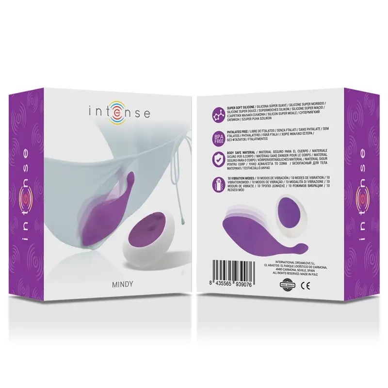 Intense Couples Toys Mindy Pantie Télécommande Violet