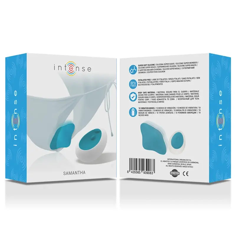 Intense Couples Toys Samantha Culotte Télécommande Bleu